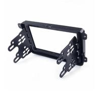 Cadre Tableau Bord Autoradio 2 DIN Garniture Intérieure pour VW pour Touran pour Caddy pour Golf pour Passat pour Beetle pour Lavida POMPOMPUR(178x102mm)
