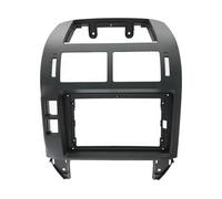 Cadre Tableau Bord Radio Kit Cadre Tableau Bord Navigation Fascia Voiture Multimédia Android 9 Pouces pour Polo 2004 2005 2006 2007 2008 2009 2010 Cadre Panneau D'autoradio(Frame Black)