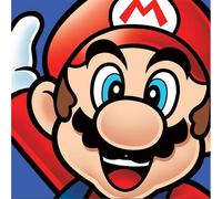 Cadre toile encadrée enfant World Trade and Technologies Super Mario Rouge 40x40 cm