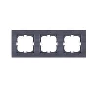 Cadre Triple 3x Gris Brossé Exen Comfort