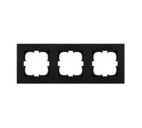 Cadre Triple 3x Noir Métallique Exen Karell