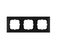 Cadre Triple 3x Noir Métallique Exen Odak