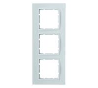 Cadre triple Berker B.7 blanc mat 10136919