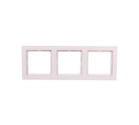 Cadre triple Berker Q.3 blanc, velours 10136099