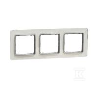 Cadre triple, imitation verre blanc SEDNA ELEMENTS SDD360803