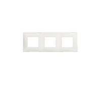 Cadre triple R4802M3es Classia Legrand - Satin glacé