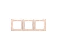 Cadre triple standard universel beige Simon Basic BMR3B/12