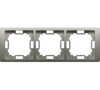 Cadre triple universel horizontal/vertical satiné BASIC NEOS BMRC3/29