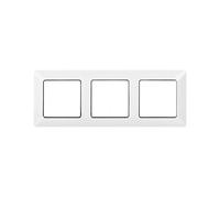 Cadre triple VALENA LIFE blanc/chrome 754033