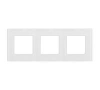 Cadre triple verre blanc Maclean 228x86mm MCE731W