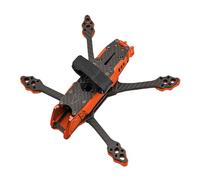 Cadre UAV en fibre de carbone haute résistance de 12,7 cm avec bras de 6 mm pour course FPV et photographie aérienne, contrôle précis du cadre UAV pour la navigation urbaine