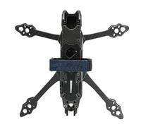 Cadre UAV en fibre de carbone haute résistance de 12,7 cm avec bras de 6 mm pour course FPV et photographie aérienne, contrôle précis du cadre UAV pour la navigation urbaine