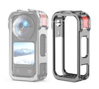 Cadre utilitaire en aluminium compatible avec la caméra d'action Insta360 | X6 Boîtier de protection magnétique à dégagement rapide avec interface filetée de 0,6 cm