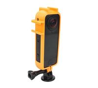 Cadre vertical horizontal pour griffe avec adaptateur pour Insta360 X4 Air, cage de protection en silicone avec double support, accessoires extensibles