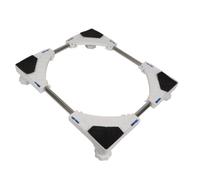 Cadre vigoureux d'acier inoxydable pour des appareils de cuisine de salle de lavage blanc 4 pieds capacité de 8 pieds 500KG Support universel de base de réfrigérateur de (Style coussin 4 à jambes)