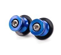 Cadre Vis Sliders Bras Oscillant Pour Ninja 250 250SL ZX6R ZX10R Moto Diabolos De Bras Oscillant 10 Mm, Supports Et Glissières À Vis(Bleu)