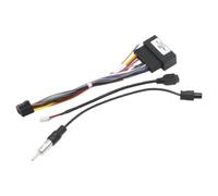 Cadre Voiture 9 "2Din, Lecteur Multimédia Tableau Bord Audio, Décodeur CANBUS Faisceau Câbles Kit Panneau Radio pour Ford pour Fiesta Mk6 2004-2014 Cadre Panneau D'autoradio