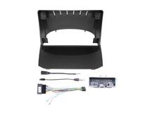 Cadre Voiture 9 "2Din, Lecteur Multimédia Tableau Bord Audio, Décodeur CANBUS Faisceau Câbles Kit Panneau Radio pour Ford pour Fiesta Mk6 2004-2014 Cadre Panneau D'autoradio