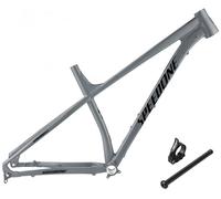Cadre VTT Semi-Rigide 27,5/29 Pouces XC, Cadre en Alliage D'aluminium, Freins À Disque, Axe Traversant Boost 12 X 148 Mm Cement Gray,M