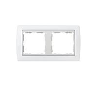 Cadre2 éléments SIMON 8282620-30Blanc