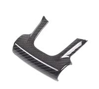 Cadredécoratif Bouton Fenêtre D'accoudoir Autocollant En Fibre De Carbone Véritable Pour Panneau De Commande De Fenêtre De Voiture, Pour Fiat 500 Pour Abarth 595 695 2020 2021 2022 2023(Bottom Black)
