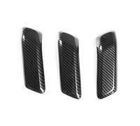 Cadredécoratif Bouton Fenêtre D'accoudoir Autocollant Garniture Poignée Porte Intérieure Voiture Pour Land Pour Rover Pour Defender 110 2020-2023 Teneur Carbone 3 Pièces