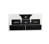 Cadredécoratif Bouton Fenêtre D'accoudoir Autocollants Réparation Bouton Climatisation Pour A6 Pour C6 4F Intérieurs Autocollants Console Centrale Panneau Commande Température Chauffage