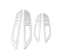 Cadredécoratif Bouton Fenêtre D'accoudoir Pour Peugeot 3008 Accessoires 2019 2020 Fenêtre De Voiture Intérieur Porte Accoudoir Panneau Garniture Moulures Intérieures ABS Accessoires