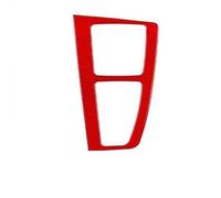 Cadredécoratif Bouton Fenêtre D'accoudoir Pour Q5 Pour Q5L FY 2018-2023 Panneau Changement Vitesse Fibre Carbone Garniture Cadre Voiture Intérieur Décoratif Autocollants Voiture Intérieur(2 Red LHD)