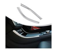 Cadredécoratif Bouton Fenêtre D'accoudoir Pour Une Classe CLA Pour GLA Pour W117 Pour W176 Pour A180 2 Pièces ABS Argent Mat Décoration De Console Centrale Bandes De Garniture Voiture