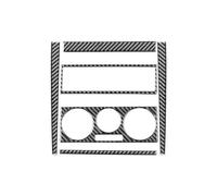 Cadredécoratif Bouton Fenêtre D'accoudoir Pour VW Pour Golf 4 Pour Jetta Pour Bora Pour MK4 Pour R32 Pour GTI 1999-2004 Fibre Carbone Voiture Contrôle Central AC CD Bouton Panneau Shift(A set)
