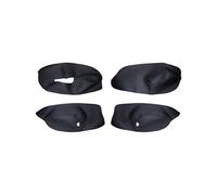 Cadredécoratif Bouton Fenêtre D'accoudoir Pour VW Pour Golf 4 Pour MK4 Pour Bora Pour Jetta 1999-2005 4 Pièces En Cuir Panneau De Porte De Voiture Accoudoir Couverture Garniture Voiture