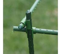 Cadres Boucles Treillis - Support Connecteur Adaptable 100pcs Clips Plante Verte 8mm/16mm/20mm pour Jardin Rotatif Compatible Avec Piquets d'escalade PP Texture 360° (diamètre de 20)