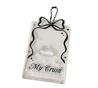 Cadres D'affichage Sur Le Photocard En Acrylique Avec Une Forte Transparence Et Une Conception De Conception De Bowknot PRATIQUE PRATIQUE Pour Les Amateurs D Design Élégant Des Arcs