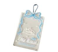 Cadres D'affichage Sur Le Photocard En Acrylique Avec Une Forte Transparence Et Une Conception De Conception De Bowknot PRATIQUE PRATIQUE Pour Les Amateurs D Design Élégant Des Arcs