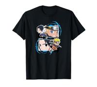 Cadres de combat Naruto Shippuden Naruto et Sasuke SD T-Shirt