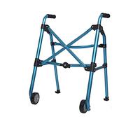 Cadres de marche Aide à la marche Aides à la marche Poulie Portable Pliable Personnes âgées - Déambulateur antidérapant Déambulateur réglable en aluminium Déambulateurs standard