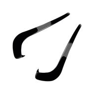 Cadres De Phares Antibrouillard Avant Garniture Autocollant Calandre Tuning pour VW pour Passat B7 Berline Variant 2011-2015 Becquets Avant(Gloss Black)