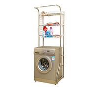 Cadres de rangement pour lave-linge, pour toilettes, étagère télescopique réglable en acier inoxydable avec coussinet de pied réglable