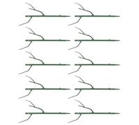 Cadres d'escalade pour - 10 tiges Vertes Amovibles en Forme de Branche, Barres de Support de Monstres empilables, universelles signifiant Pots et vrilles en intérieur et en extérieur