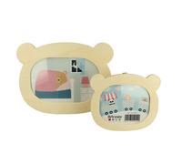Cadres En Bois Ours Naissance 2 Pièces Assorties