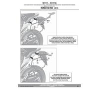 Cadres Latéraux Easylock Pour Honda 750 NC S 2012-2013