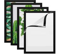 Cadres magnétiques peinture diamant - Lot de 4 - PVC durable - 30x40 cm