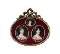 Cadres photo, Cadre photo rectangulaire rétro nostalgique familial en résine, idéal for une chambre à coucher, un salon, une salle d'étude ou une décoration classique(16.8cmx24.4cm)