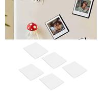 Cadres Photo Magnétiques, Cadres Photo Magnétiques pour Réfrigérateur 3,9 X 4,5 Pouces, Pochettes Photo Magnétiques Réutilisables pour Film SQ pour Réfrigérateur, Maison, école,