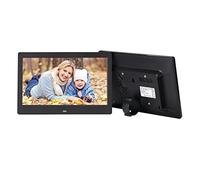 Cadres Photo Numérique Intelligent 10,1 Pouces,Écran LED Haute Résolution 1024 * 600 Smart Cadre Photo Électronique,Photo/Musique/Vidéo/Télécommande/Calendrier/Horloge/Réveil,Facile À Utiliser