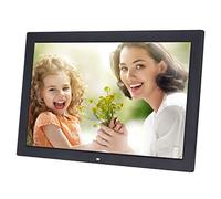 Cadres Photo Numérique Intelligent 18,5 Pouces avec Télécommande,Cadre Photo Électronique avec Écran LED Full HD 1366x768,Prend en Charge La Carte USB/SD,Photos/Vidéos/Lecteur De Musique/Calendrier