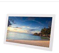 Cadres Photo numériques 32 Pouces en Plastique ABS écran IPS Haute définition Lecteur de publicité numérique Mural Lecteur vidéo Taille du Produit 762 * 455 * 45 MM,Blanc