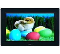 Cadres Photo Numériques 9 Pouces Électronique Simple Opération Multimédia Publicité Lecteur Vidéo Musique Image Lecture Horloge Calendrier Fonction (Noir)