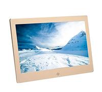 Cadres Photo numériques Album électronique avec Horloge/Calendrier/réveil/Fonction Marche/arrêt chronométré, Lecteur publicitaire 10 Pouces, Cadeau décoratif Mural